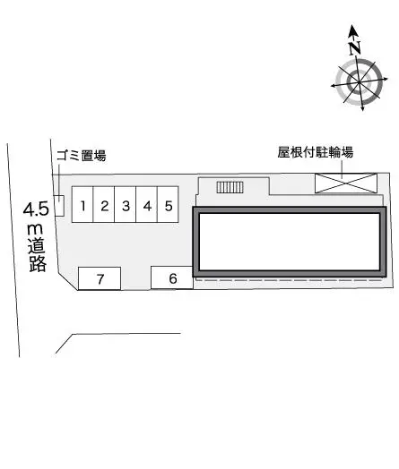 ★手数料０円★八尾市美園町　月極駐車場（LP）